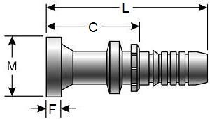 GATES FL GLOBALSPIRAL HOSE FITTINGS (G20300)