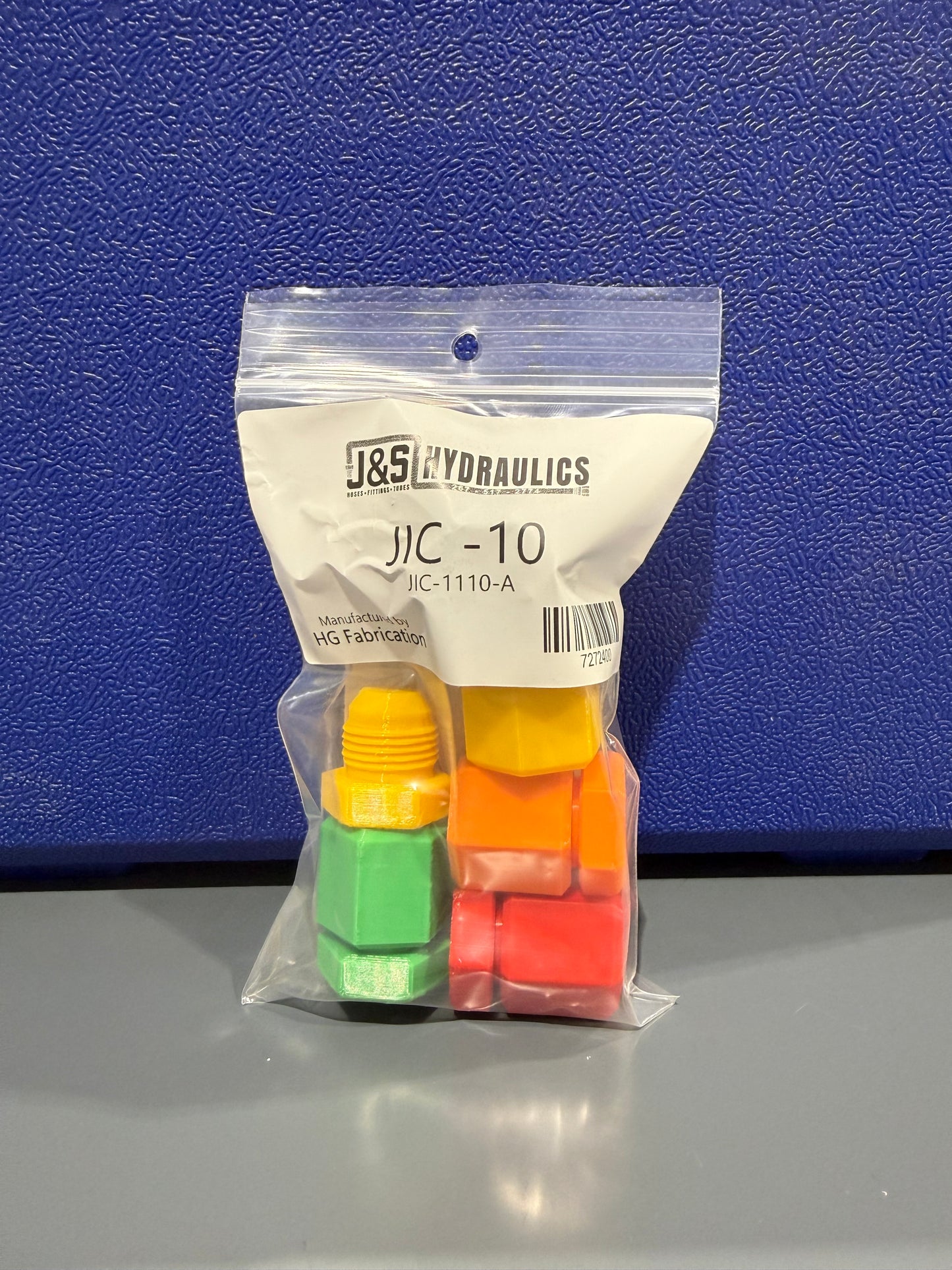 JIC COLORED CAPS & PLUGS