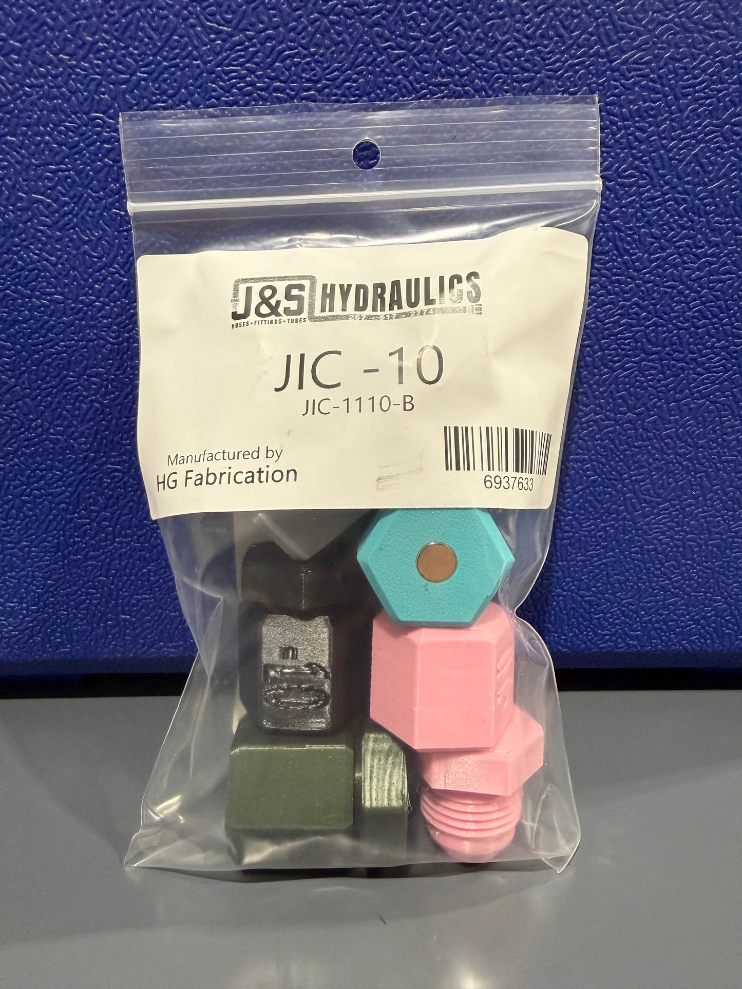 JIC COLORED CAPS & PLUGS