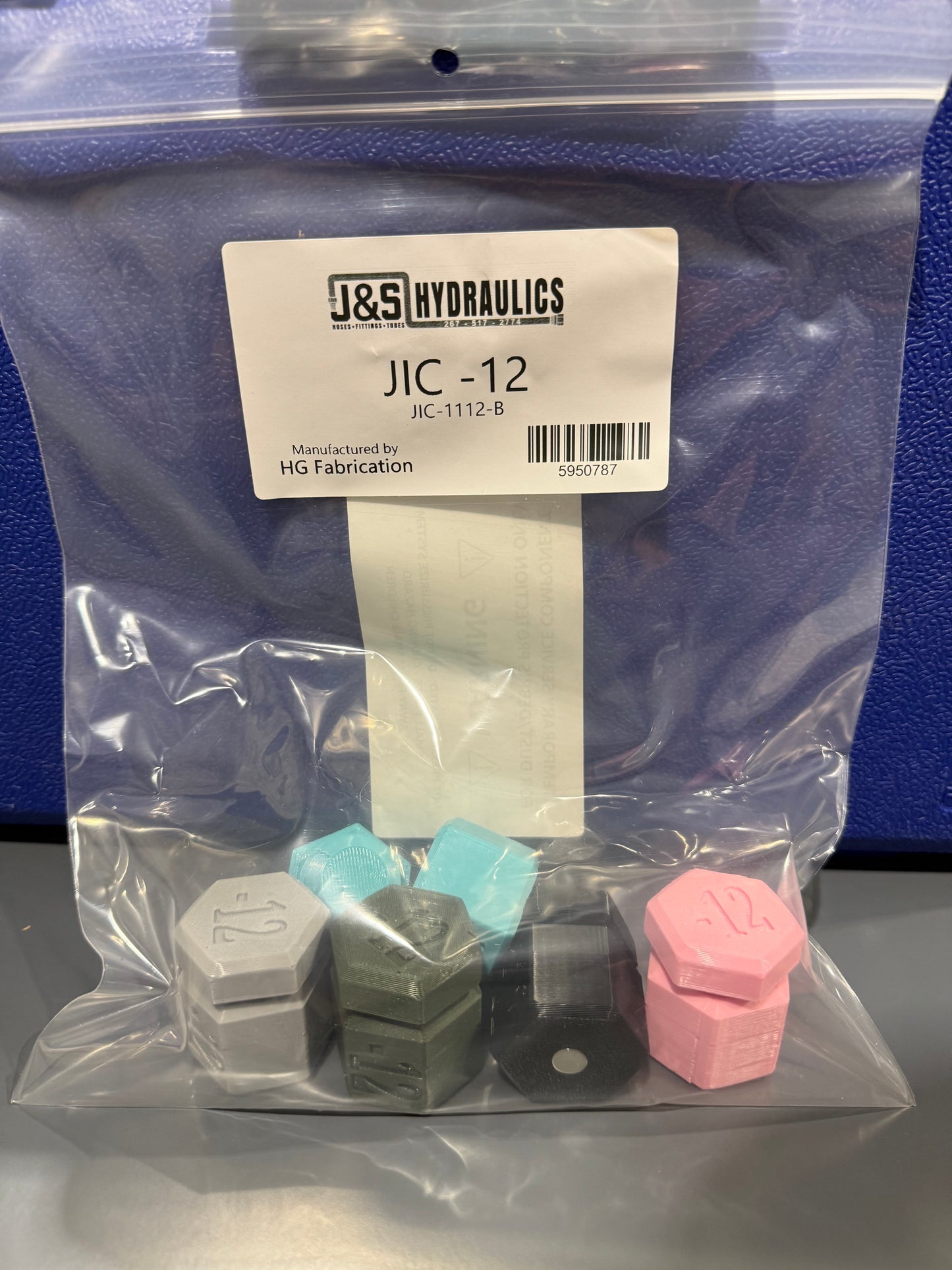 JIC COLORED CAPS & PLUGS
