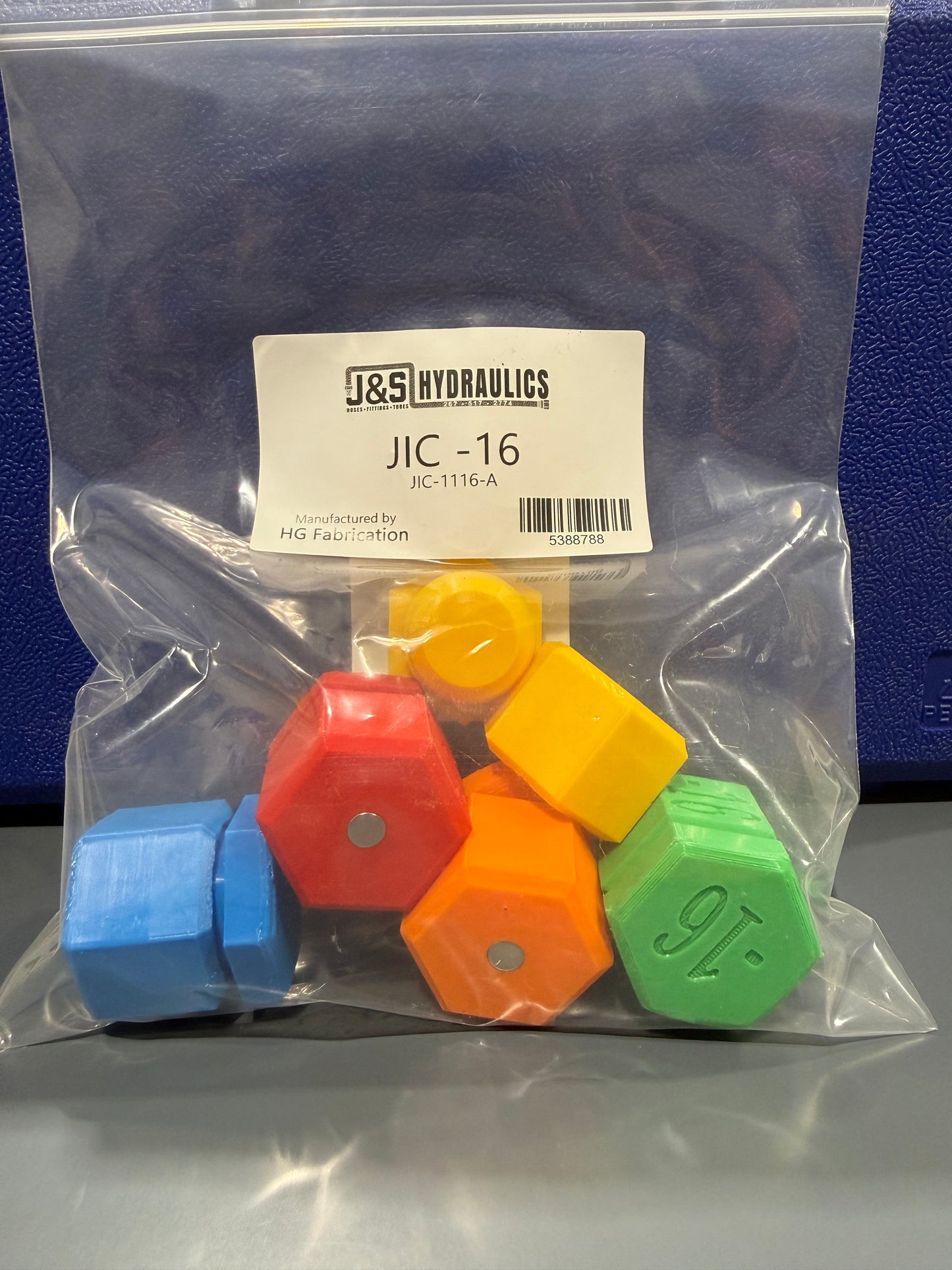 JIC COLORED CAPS & PLUGS