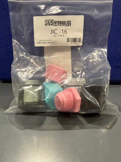 JIC COLORED CAPS & PLUGS