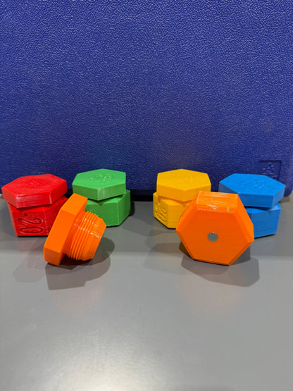 JIC COLORED CAPS & PLUGS