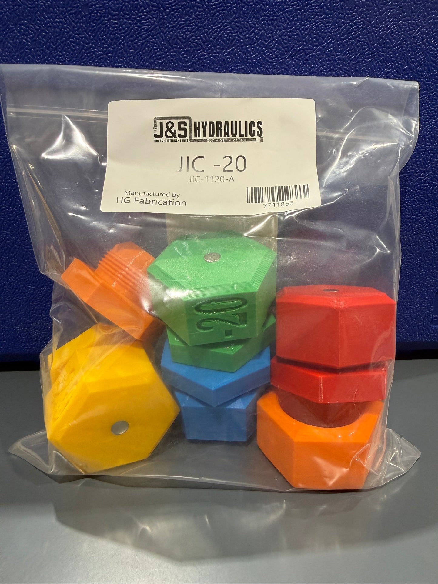JIC COLORED CAPS & PLUGS