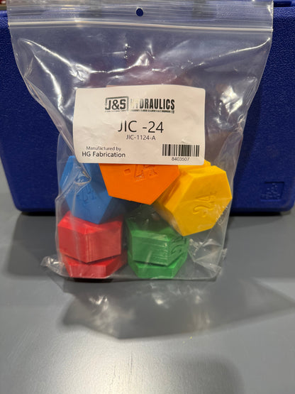 JIC COLORED CAPS & PLUGS