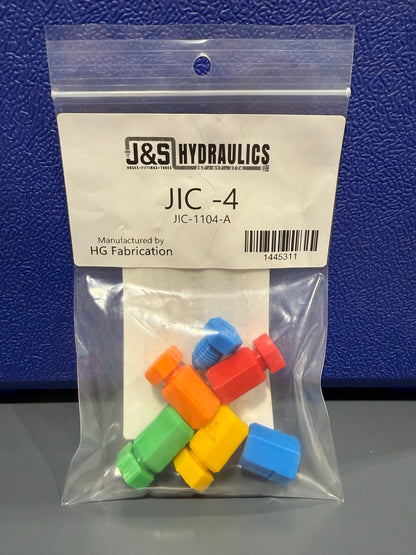 JIC COLORED CAPS & PLUGS