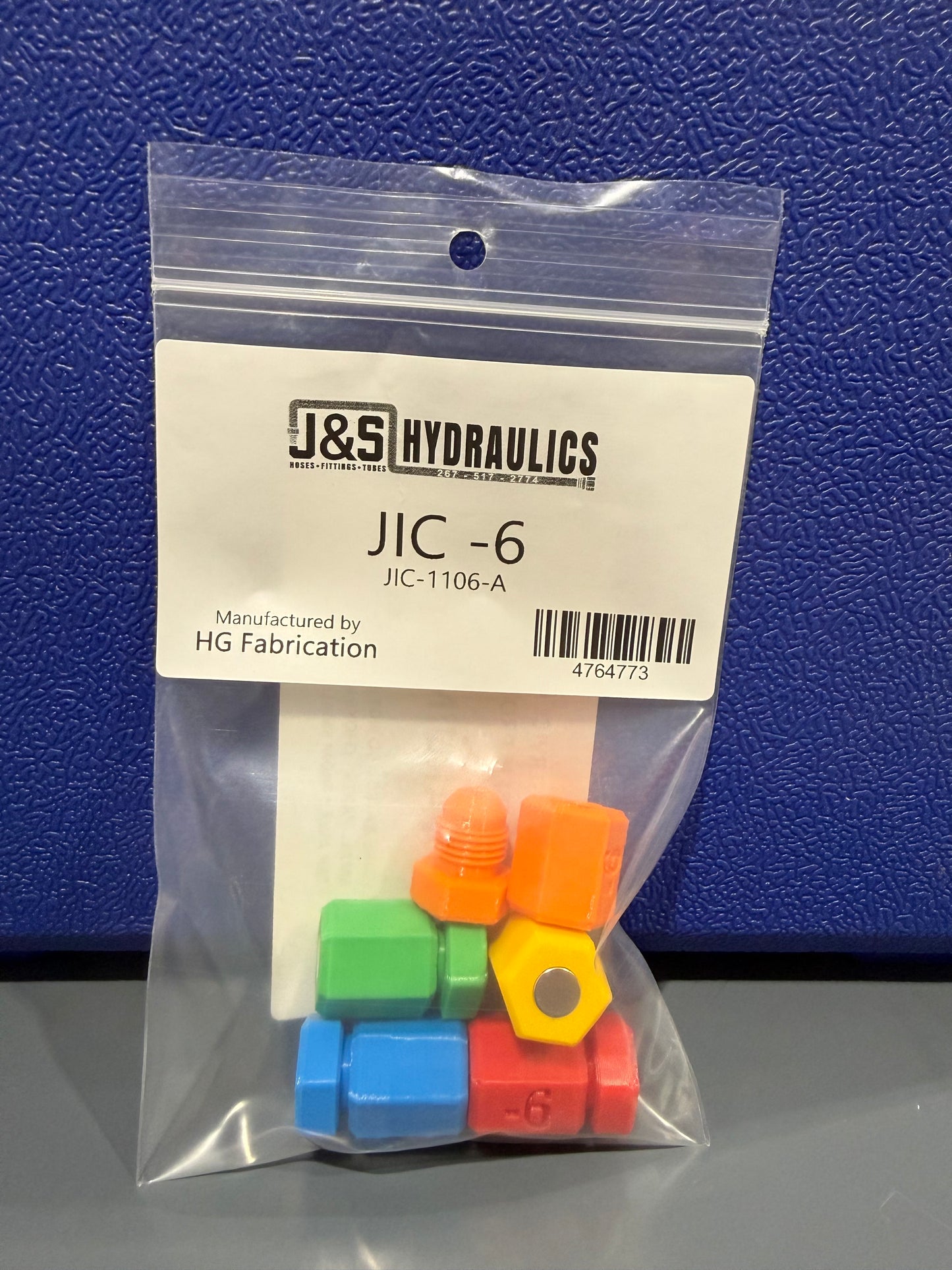 JIC COLORED CAPS & PLUGS