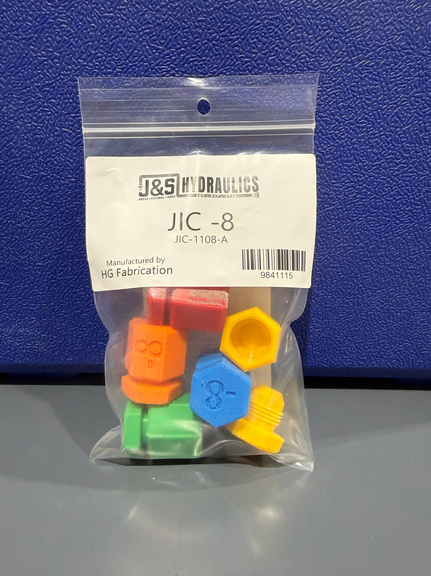 JIC COLORED CAPS & PLUGS
