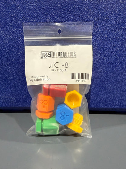 JIC COLORED CAPS & PLUGS
