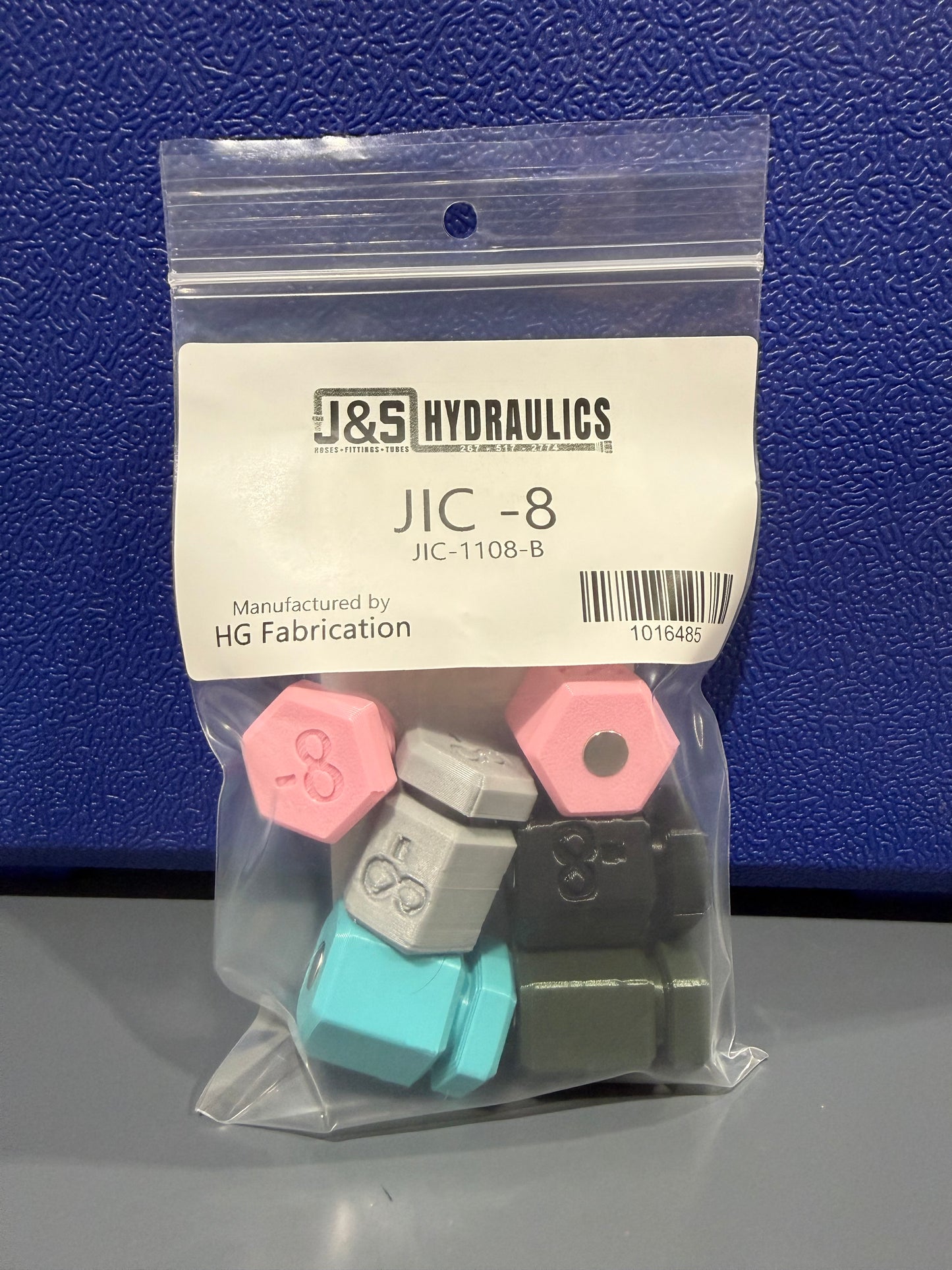 JIC COLORED CAPS & PLUGS